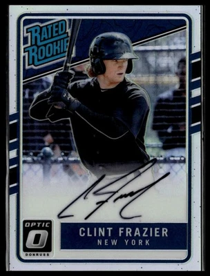 2017 Donruss Optic #RRS-CL Clint Frazier Rated Rookies Signatures Holo #/125 - Imagem 1 de 2