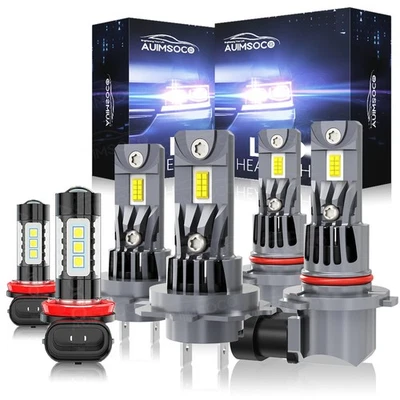 Para 2011-2017 Subaru Legacy farol dianteiro LED alto baixo + luz de neblina plug & play - Imagem 1 de 4