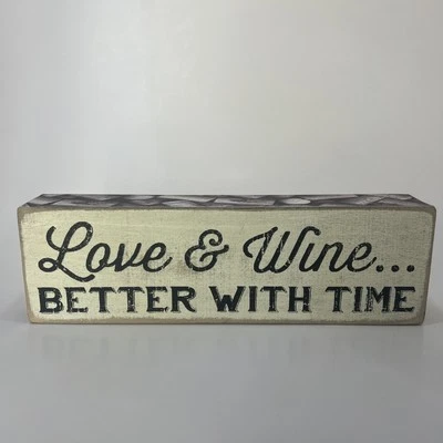 Letrero de madera de granja cuidador de estante rústico Foto 1 de 4