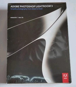 Adobe Photoshop Lightroom 3 WIN/MAC New Sealed - Afbeelding 1 van 3