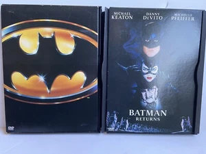 Batman & Batman Returns DVD **Rare Cover** Michael Keaton. - Picture 1 of 6