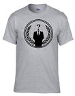 Anonymous Emblem Logo Graue T-Shirt -006_Grau