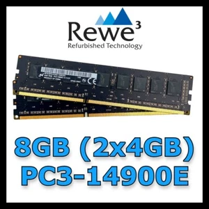 Kit RAM 8GB (2x4GB) PC3-14900E ECC DDR3 UDIMM  HP Z400 Z420 Mac Pro 1866MHz - Imagen 1 de 1