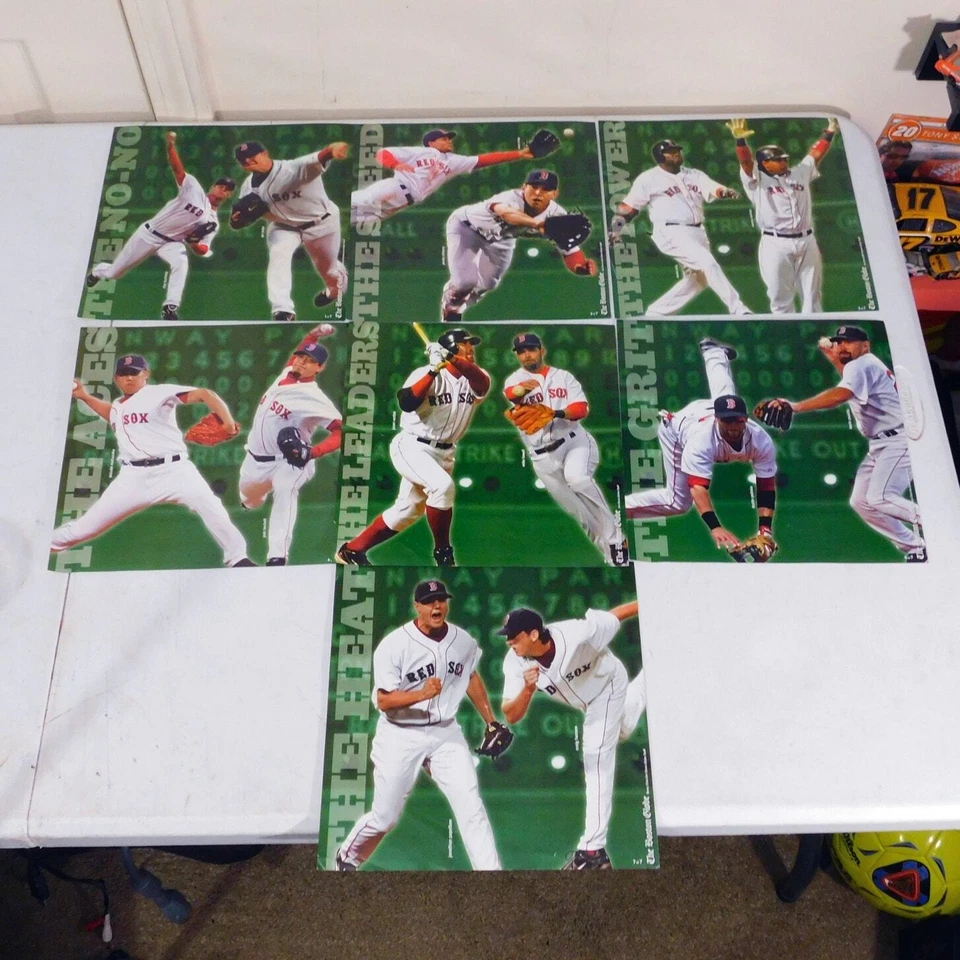 Lote de 7 Fotos Globo Boston Medias Rojas 10x10 Set Completo Ortiz Ramírez 2007 Foto 1 de 4