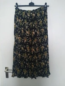 Faltenrock 40/42 geblümt transparent - Bild 1 von 1