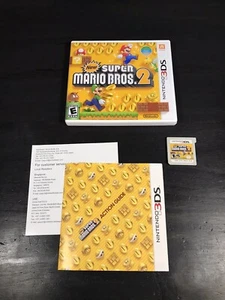 New Super Mario Bros. 2 (Nintendo 3DS, 2012) CIB, Auténtico y Probado - Imagen 1 de 9