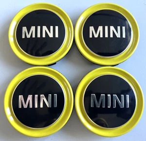 4 Original Mini Emblems Hubcap F56 Cooper Se 6889175 - Picture 1 of 3