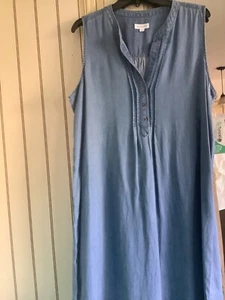NWT Ladies Westbound Sleeveless Dress SOFT TENCEL - LARGE - Picture 1 of 4