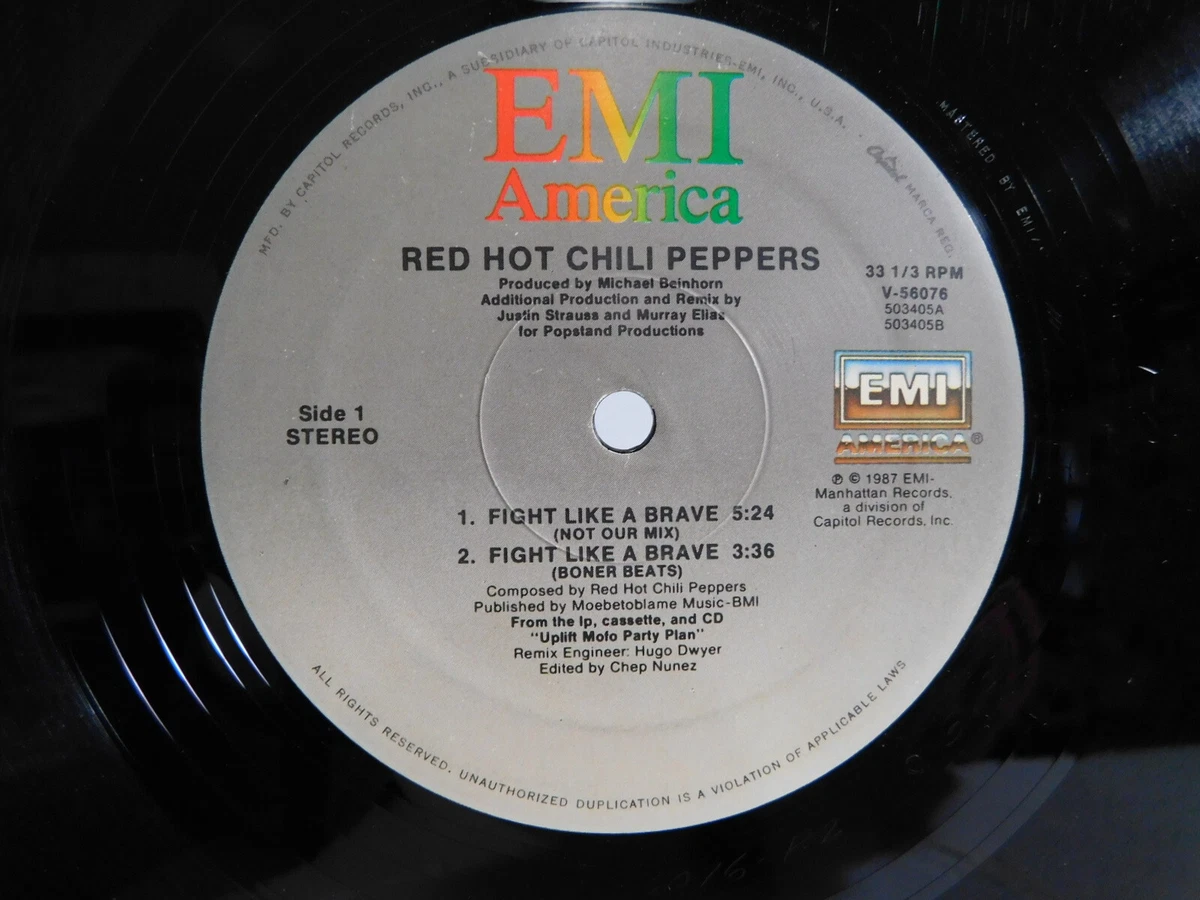 Red Hot Chili Peppers Single 33 RPM Speed Vinyl Records for sale