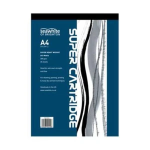 Seawhite of Brighton Super Cartridge Heavy Weight Drawing Paper Sketch Pad A4 - Picture 1 of 1