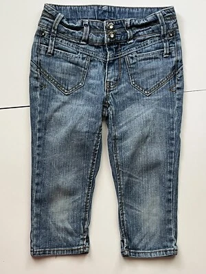 Canyon River Blues Niña Bordado Corazón con Estrás Denim Capris, Talla 10 Foto 1 de 4