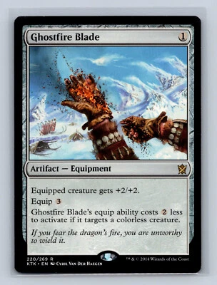 Magic the Gathering - MTG - KTK - Ghostfire Blade - Rare - Image 1 of 4
