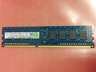 4GB DDR3 RAM Hynix HMT451U6AFR8C - PB NO AA 1Rx8 PC3 - 12800U-11-13-A1 #479 - Immagine 1 di 2