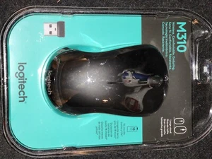 Logitech 910-004277 M310 2.4 GHz Wireless Mouse - Black - Picture 1 of 2