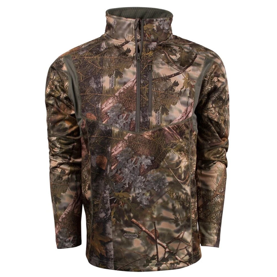 KING'S CAMO Men's Hunter 1/4 Zip Durable Camo Fleece Pullover - Medium - Image 1 of 2