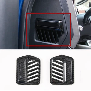 Cubierta de ventilación de salida de aire lateral de fibra de carbono 2X para Ford F-150 Raptor 2017-2020 - Imagen 1 de 4