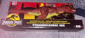 Jurassic Park ‘93 Electronic Real Feel Tyrannosaurus Rex 30th Anniversary Figure - Picture 1 of 8