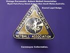 Vintage Parramatta Auburn Netball Association.NSW Enamel Lapel Badge.AH8807.