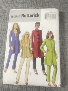 Easy Sewing Pattern B4937 Butterick Jacket Pants 4 Variations Size 16 18 20 22
