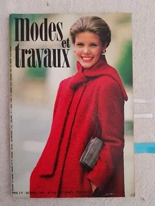 MODES ET TRAVAUX N°959 10/1980 Mode Couture Tricot Poupée Cuisine - Bild 1 von 8