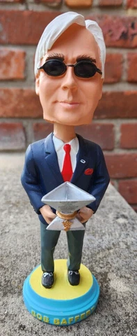 Bob Baffert Triple Crown Kentucky Derby Belmont Bobblehead (Blue Box) Cover