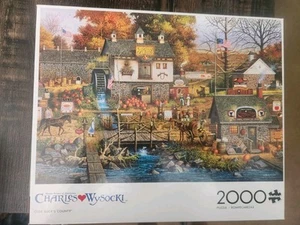 Charles Wysocki 2000 Teile Puzzle "Olde Bucks County" - Bild 1 von 1