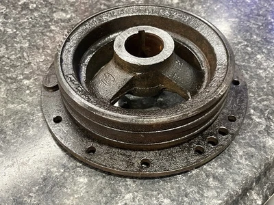 1958-1960 FORD THUNDERBIRD GALAXIE EDG-6316-B CRANKSHAFT PULLEY 2 TWO GROOVE - Image 1 of 4