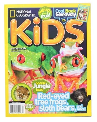 National Geographic Kids Magazine: Red-Eyed Tree Frogs (Sept. 2017) - Image 1 of 2