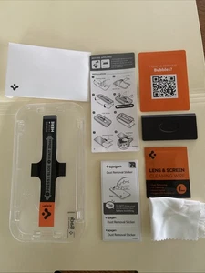 Spigen iPhone 14 Pro EZ Fit-Tempered  Glass Screen Protector w/ Installation Kit - Picture 1 of 5