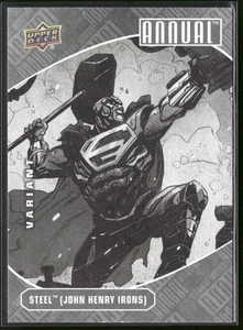 Cubierta variante 2023-24 Upper Deck DC anual #67 acero (John Irons) - Imagen 1 de 2