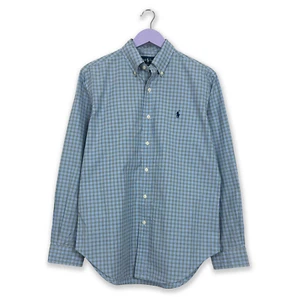 Camisa Ralph Lauren A Cuadros Azules Classic Fit - Talla M/L Hombre - Imagen 1 de 11