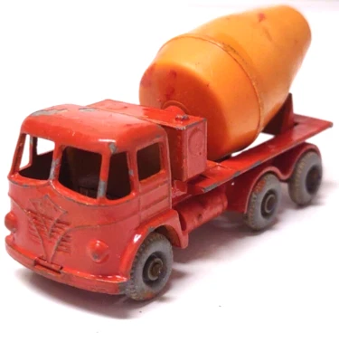 Lesney Matchbox Foden Cement Mixer No.26 Orange 1961 Made In England Gray Wheels - Image 1 of 4