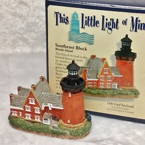 Harbour Lights Miniature Lighthouse MIB.  Southeast Block - Rhode Island