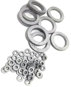 M10 10mm Helico Wedge lock Washers Steel Delta Protekt DIN 65151 - Picture 1 of 7