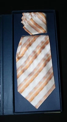 Ascot Hombre con Pañuelo 100% Tejido Seda Art.GL3035 Foto 1 de 2