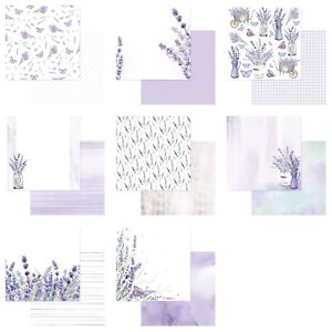 Couture Creations Lavender Love 12x12" - Double Sided Scrapbooking Paper Floral