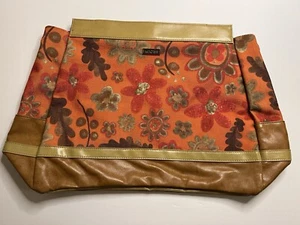 Miche Grace orange floral Prima interchangeable shell bag handbag - Picture 1 of 4