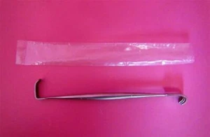 Buraq Surgical Sean Miller 16cm Retractor de heridas 3 Blunt Prong x Mini Langenbeck - Imagen 1 de 4