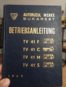 Betriebsanleitung Kastenwagen Transporter Bus TV 41 F 41 C 41 M 41 S  - Bild 1 von 5