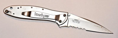 KERSHAW VINTAGE 1660ST ASSISTED OPENING KNIFE PRE-OWNED . . . CARRIED ON DUTY - Image 1 of 4