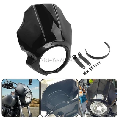 Kit de cubierta de parabrisas de carenado de faros negro para Yamaha 950 SPEC BOLT 2014-2020 Foto 1 de 4