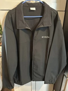 Columbia FLEECE GEFÜTTERTE schwarze leichte Sportbekleidung Outdoor JACKE HERREN 3X - Bild 1 von 5
