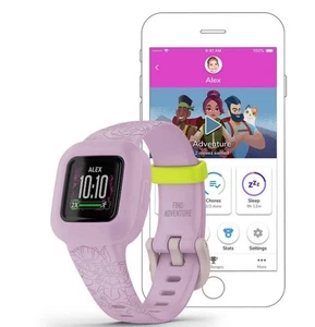 Garmin vívofit jr. 3 Activity Tracker - Lilac Floral - Picture 1 of 3