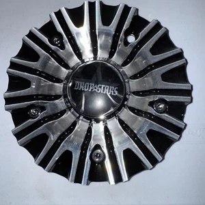 DROPSTARS CENTER WHEEL RIM CAP CAPS 7 1/16 INCHES 179.38MM P/N: M-820 BK01 - Picture 1 of 8