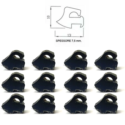ARISTON INDESIT - 12 GOMMINI GRIGLIE PIANO COTTURA CUCINA PARACOLPI ANTIGRAFFIO