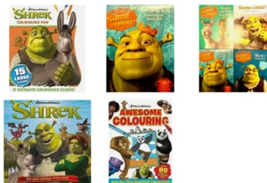 NEW choose SHREK sticker activity colouring GREEN GROSS GRUESOME Dreamworks - Imagen 1 de 11