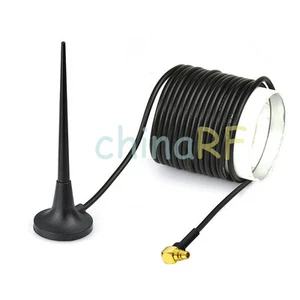 3.5DB 3G/GSM/UMTS/HSUPA antenna MMCX plug male right angle for Wireless& Devices - Picture 1 of 5