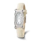 Ladies Charles Hubert White Stingray 0.68ctw Diamond 21x38mm Watch