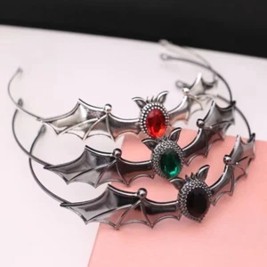 Bat Halloween Crystal Birthday Drama Party Tiara Crown For Kids Girls - Picture 1 of 7