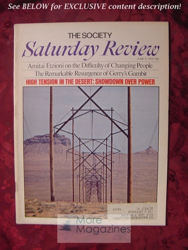 Saturday Review June 3 1972 ANTHONY WOLFF RICHARD WILLIAMS ROBERT SHERRILL - Image 1 of 1